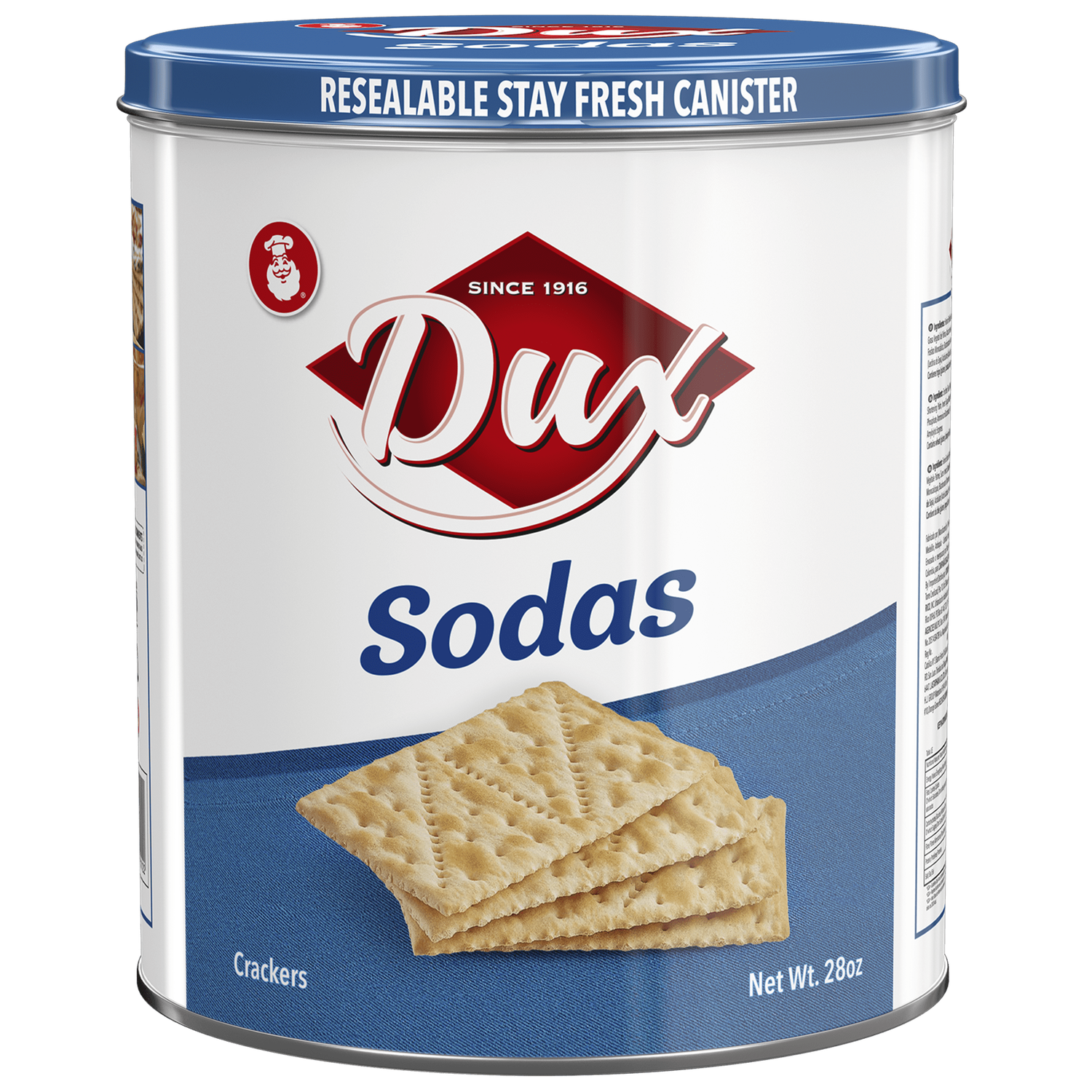 Dux Sodas Crackers Tin 28.1oz (12/cs)
