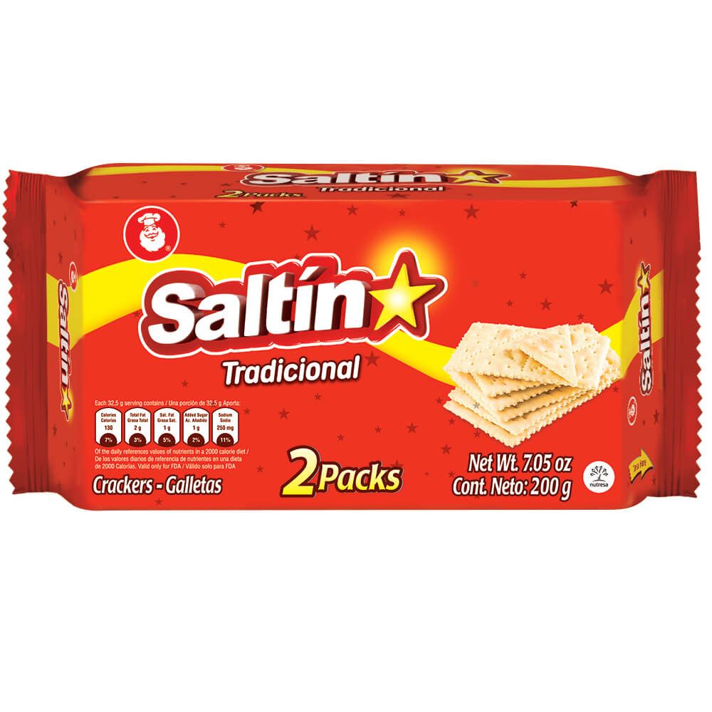 Saltin Crackers Pack 7.05oz (12/cs)