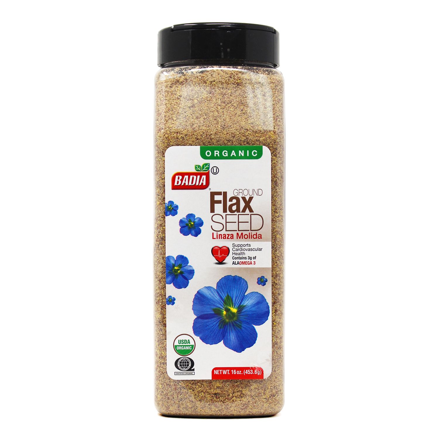 16oz Organic Ground Flax Seed (6/cs)