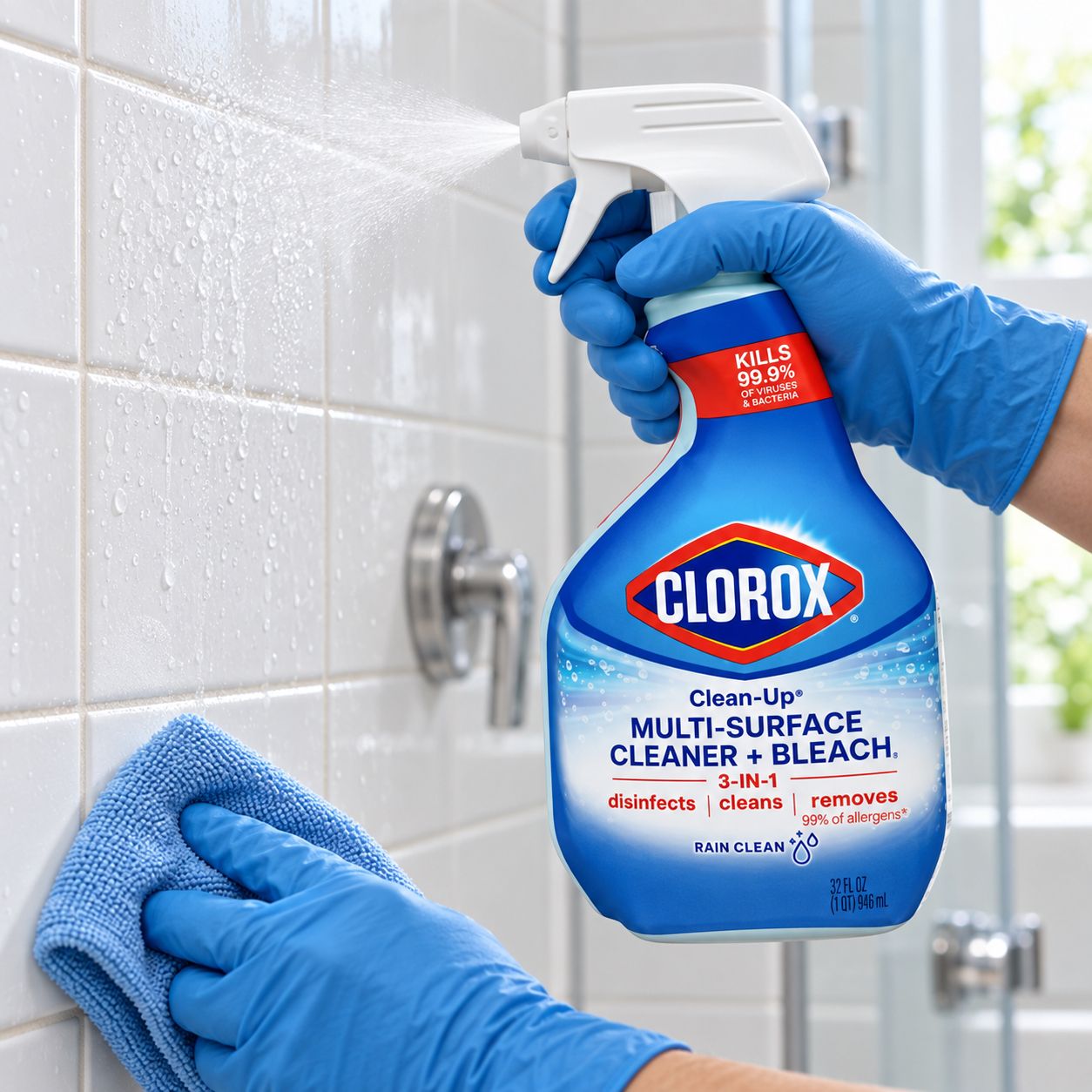 Clorox Rain Clean Cleaner + Bleach 3in1 (9/cs)