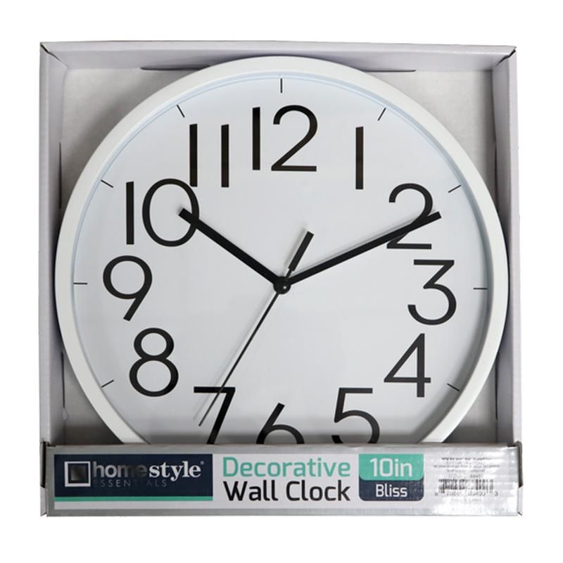 10" Bliss Wall Clock Asst.