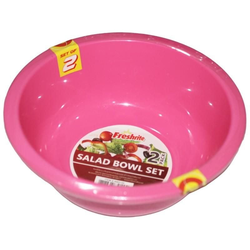 67Oz / 2000Ml Set Of 2 Salad Bowls
