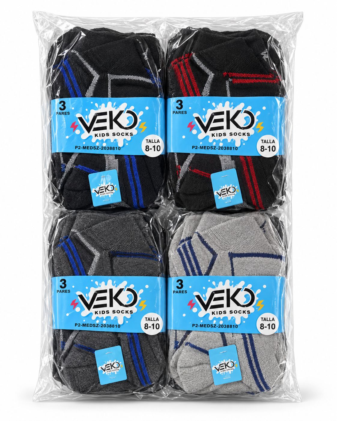Dozen Kids Socks Size 8-10 {F2MEDSZ301B810}