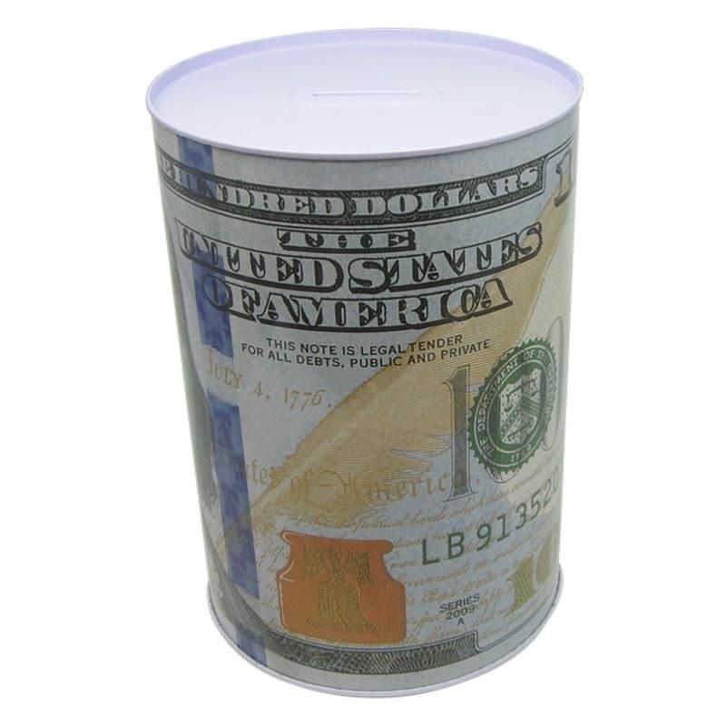 NEW DOLLAR COIN BANK 10X15CM - 48