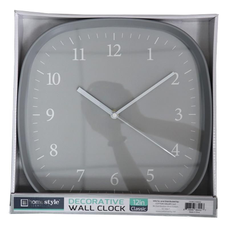 12" CLASSIC WALL CLOCK ASST. - 8