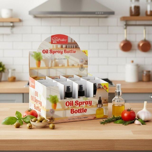 180Ml Glass Spray Oil Jar