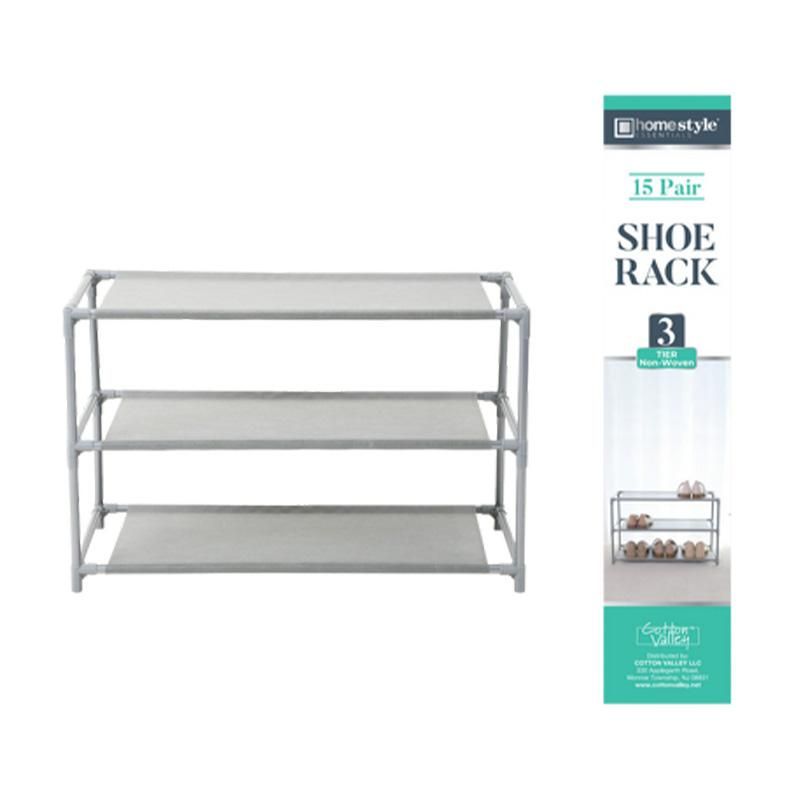 3 Tier Nonwoven Shoe Rack
