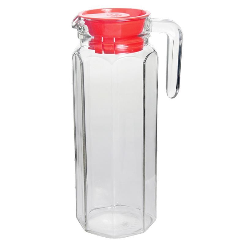 1100ML GLASS PITCHER WITH PLASTIC LID PCL1180 -12