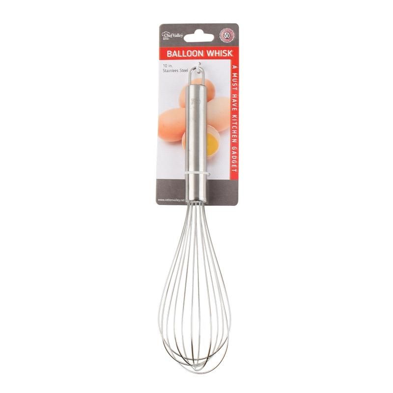 10" Stainless Steel Egg Whisk {CH26845} (24/cs)