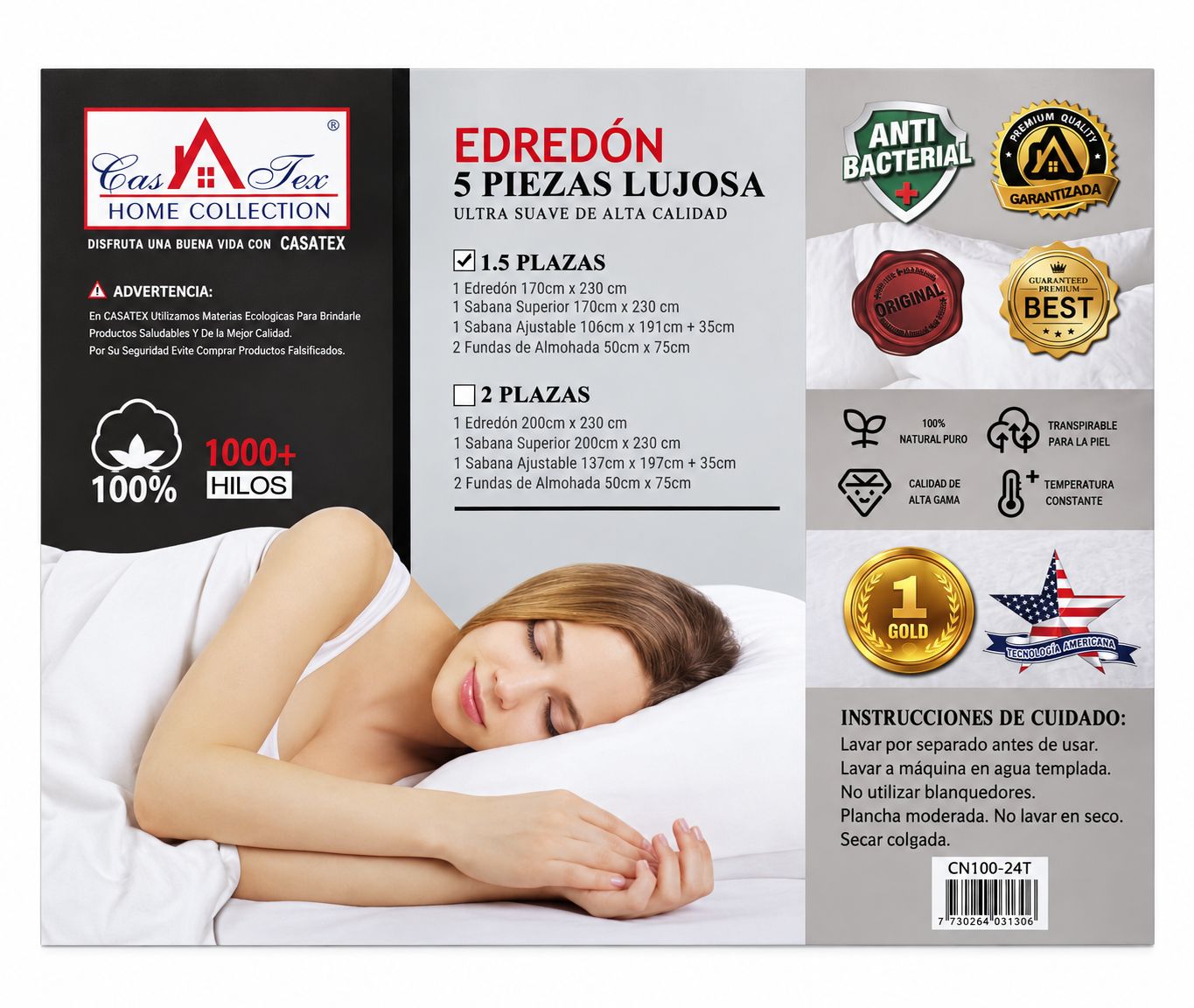 Full-Size Comforter Set – 5 Pieces {CN10024T}