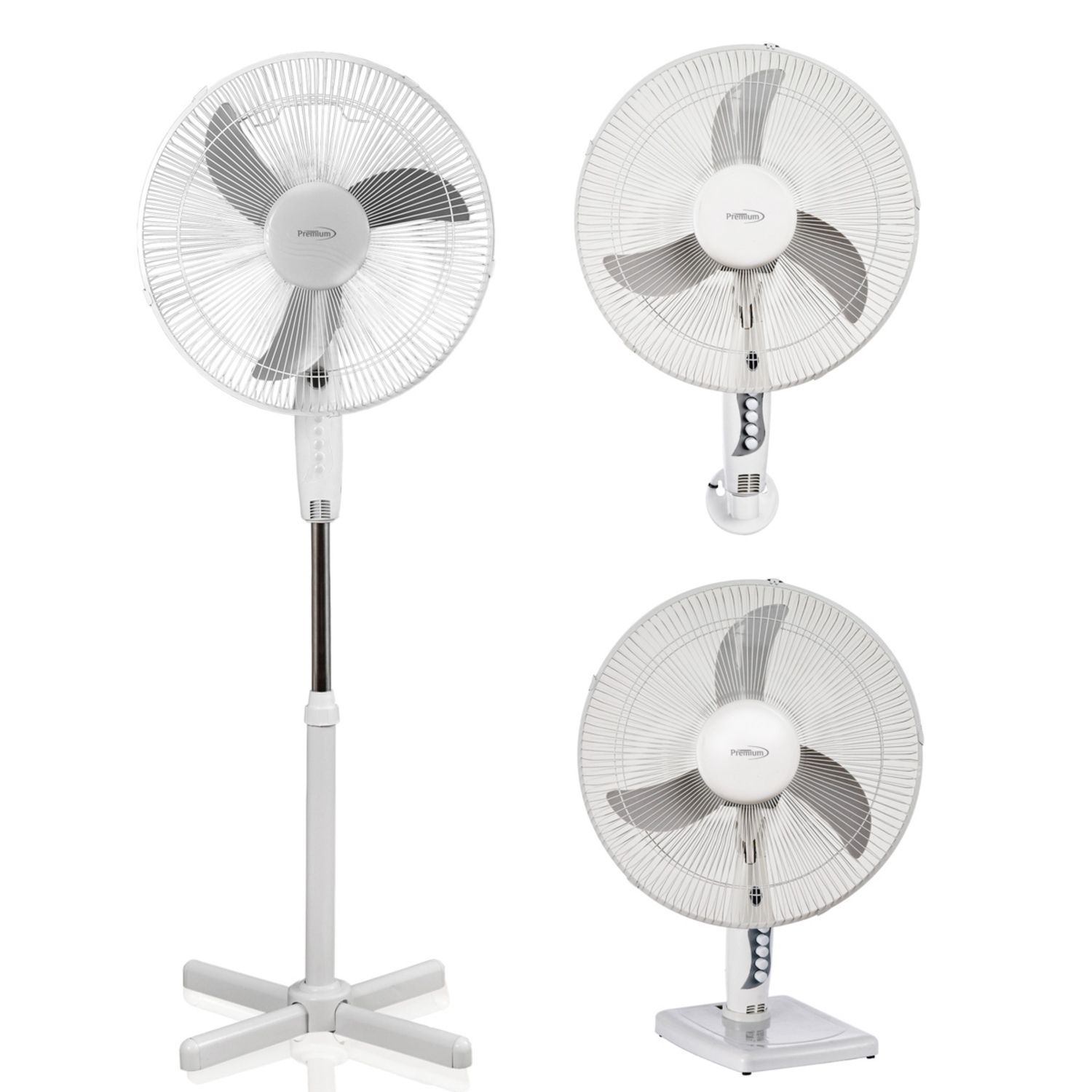 Premium Fan Stand 16" 3 in 1 (3/cs)