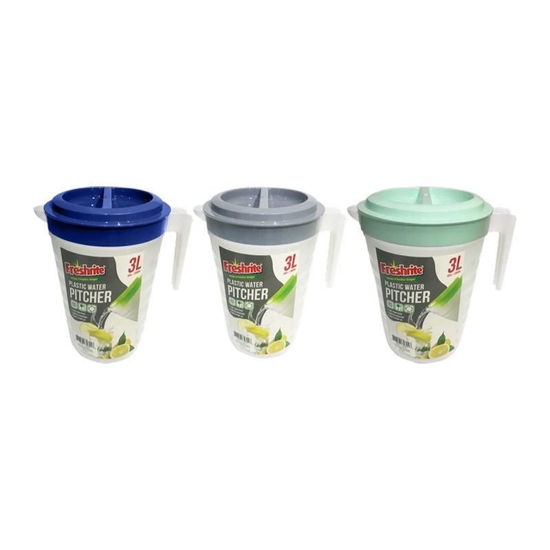 102Oz / 3000Ml Large Water Pitcher With Lid