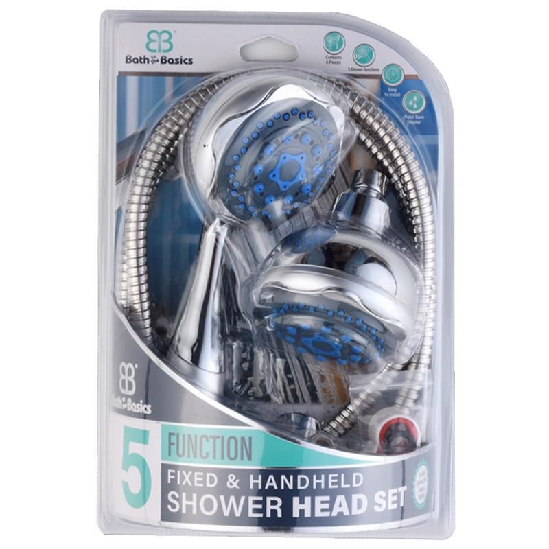 02 SHOWER HEAD W/STAINLESS STEEL HOSE- 6