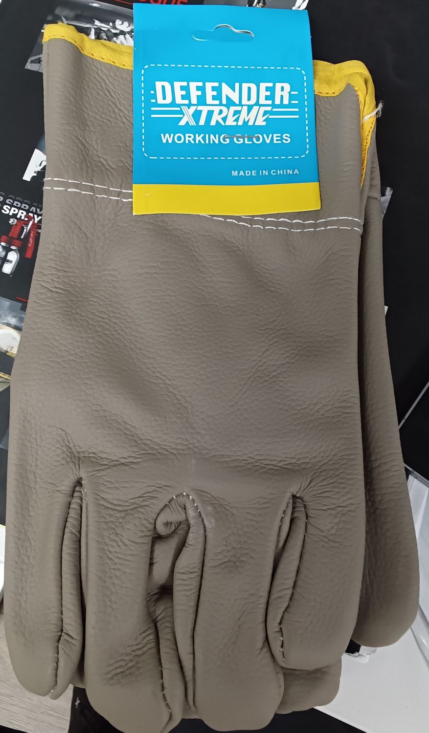 Guantes en cuero defender