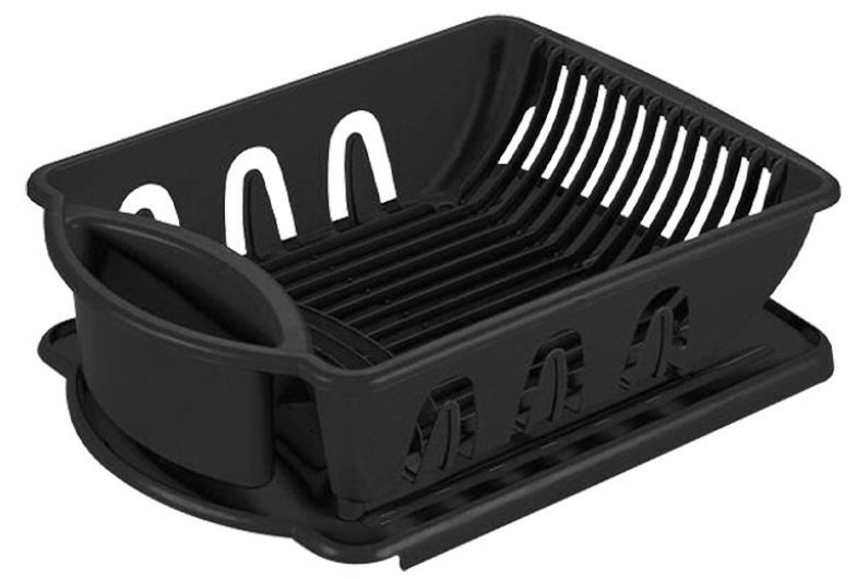 2 Pc Sink Set - Dark Black