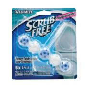 5pk 1.6oz Scrub Free Toilet Bowl Cleaner - Sea Mist (12/cs)