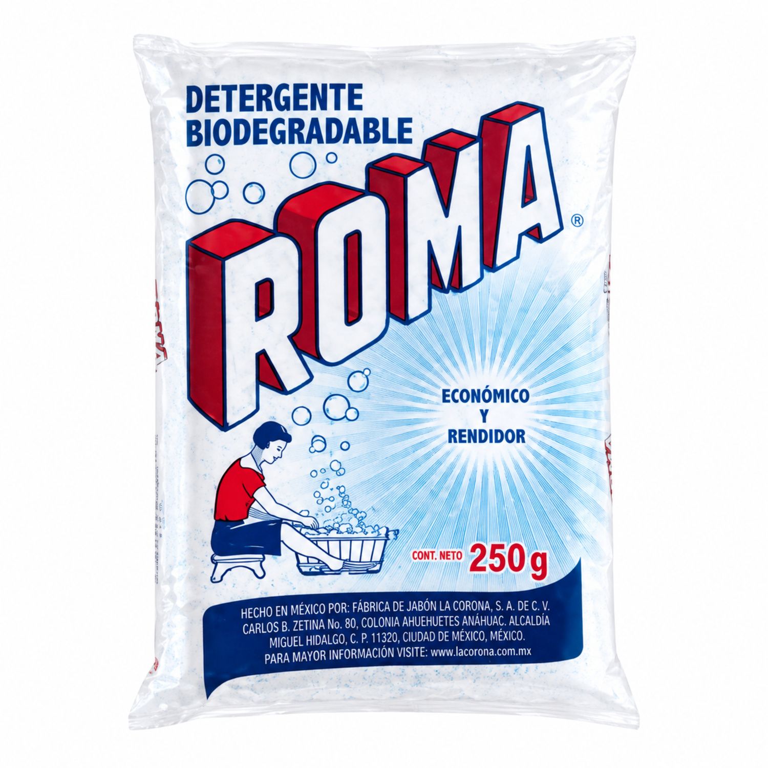 Roma Powder Laundry Detergent 8.8oz / 250gr (72/cs)