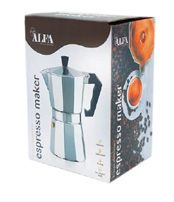 3 Cup Aluminum Coffee Maker (12/cs)