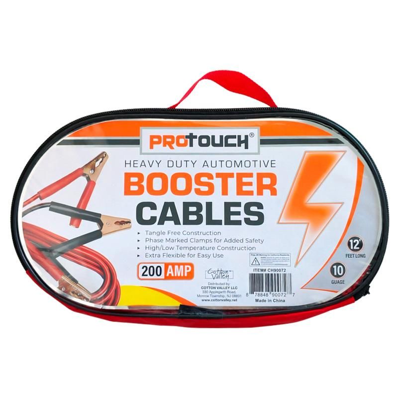 12Ft 200 Amp Booster Cable {CH90072} (12/cs)