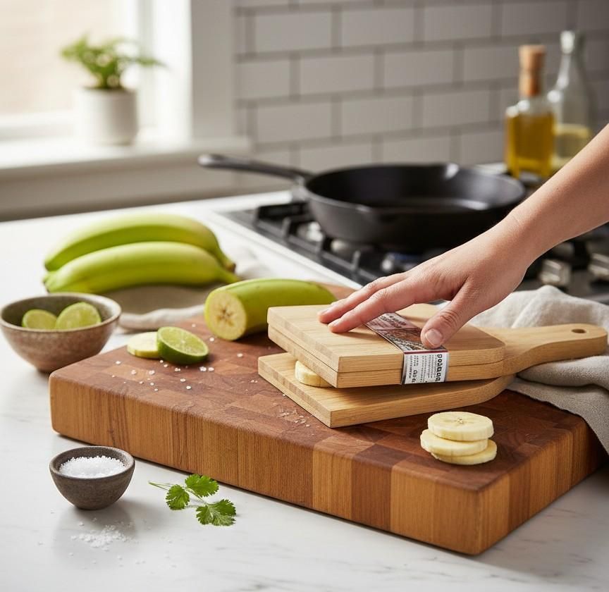 Bamboo Tostonera 8"X3.5"{CH99997} (24/cs)