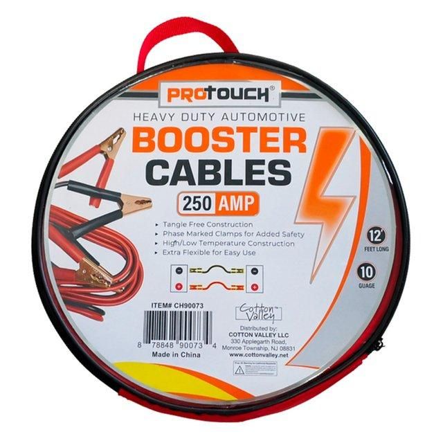 12Ft 250 Amp Booster Cable {CH90073} (10/cs)