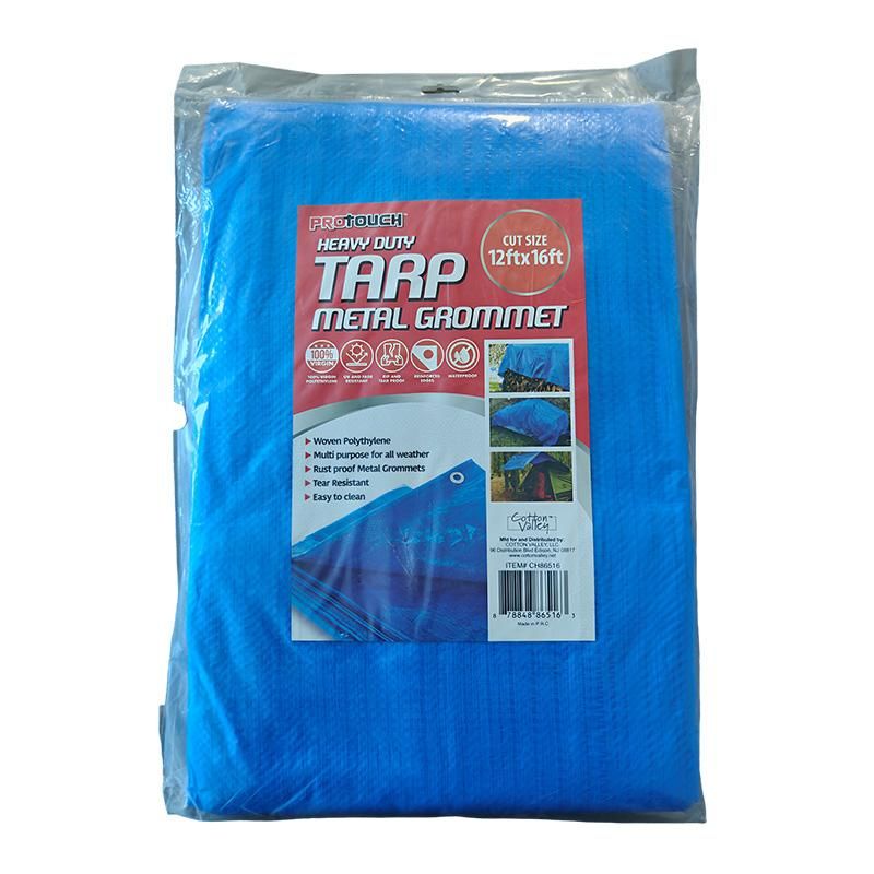 12 X 16Ft Tarp With Eyelets {CH86516} (12/cs)