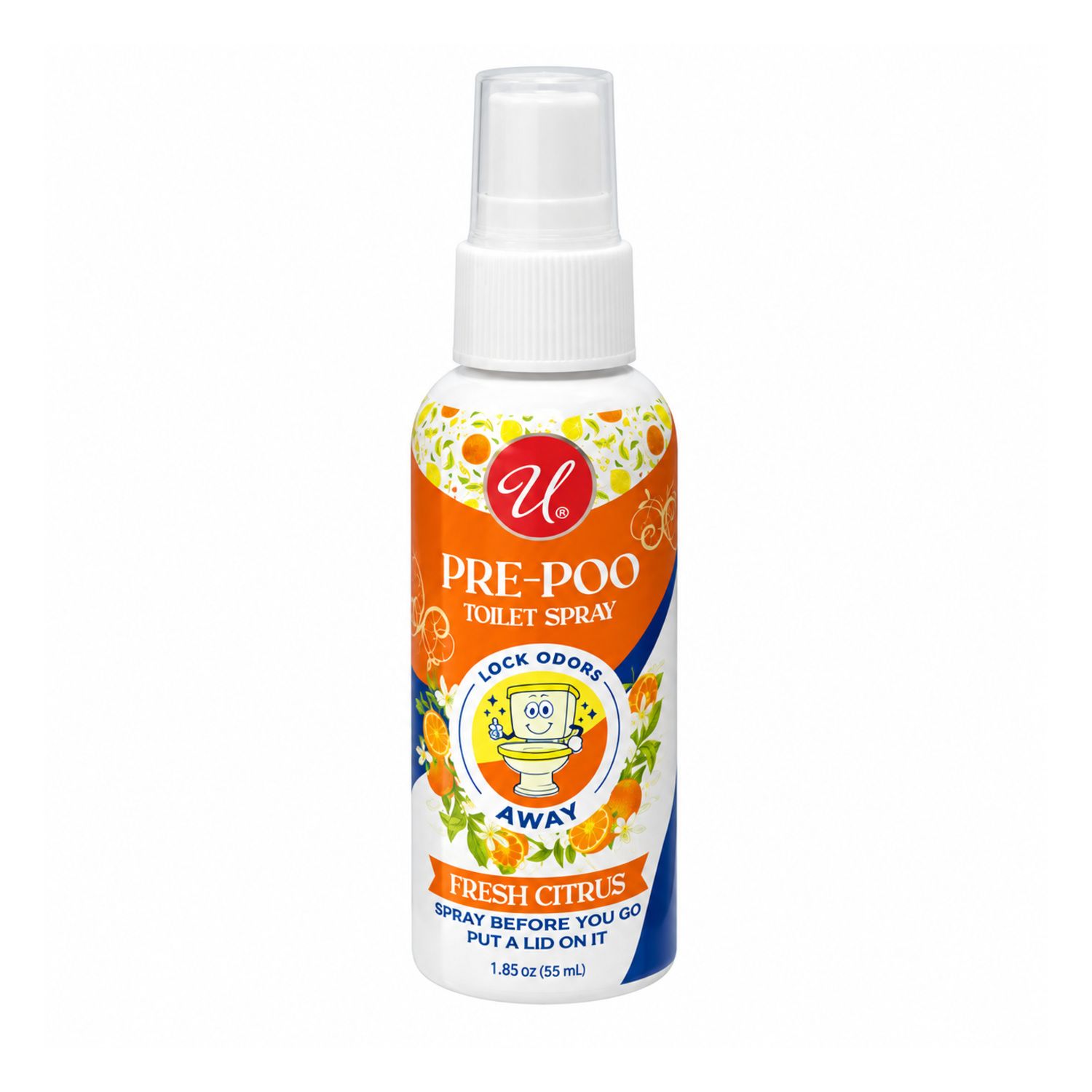 1.85Oz Pre-Poo Toilet Spray Fresh Citrus {56016} (24/cs)