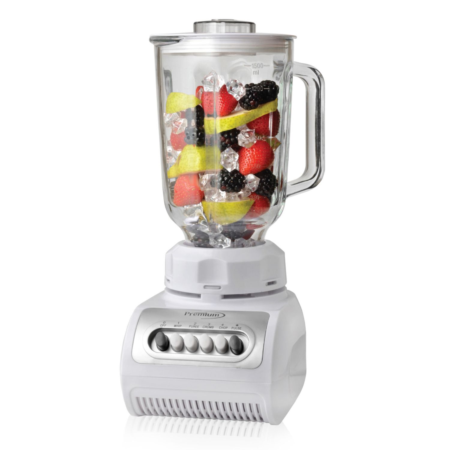 Premium Blender 4 Speed + Pulse Glass Jar (6/cs)
