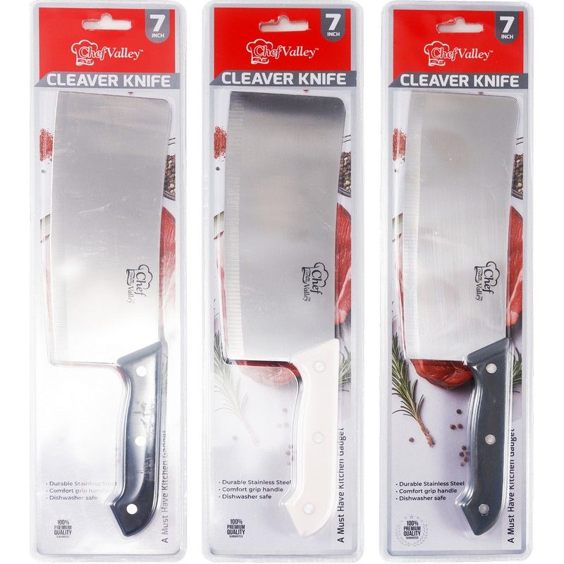 7" Cleaver Knife {CH80445} (48/cs)