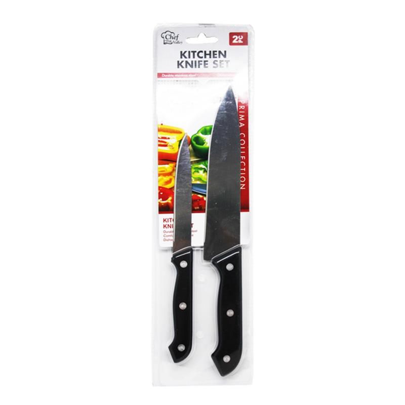 2 Pc Kitchen Knife Set {CH80448} (48/cs)
