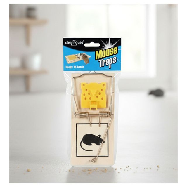 1Pk Wooden Rat Trap {CH81805} (48/cs)