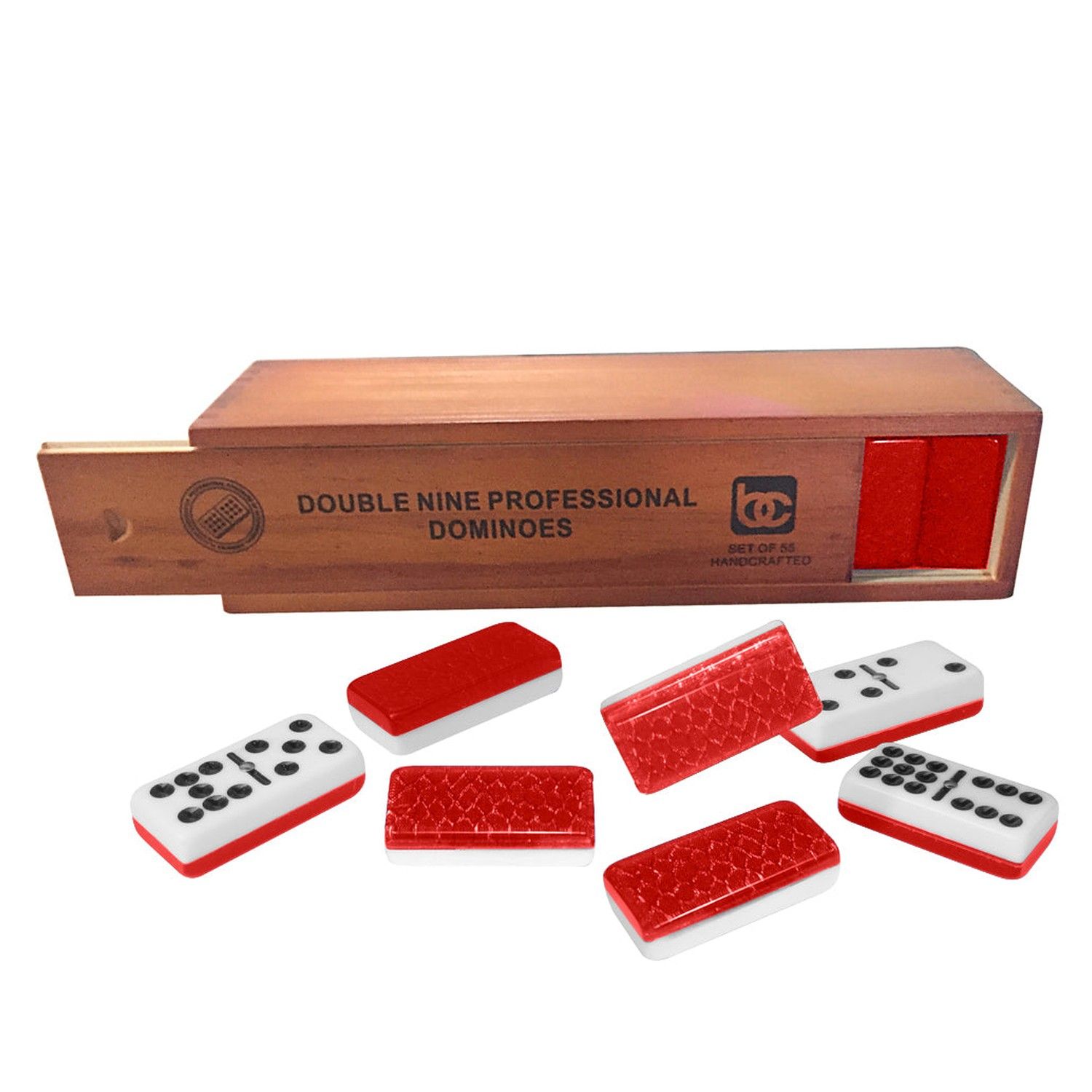 Wooden Double 9 Dominoes {BC-92780}