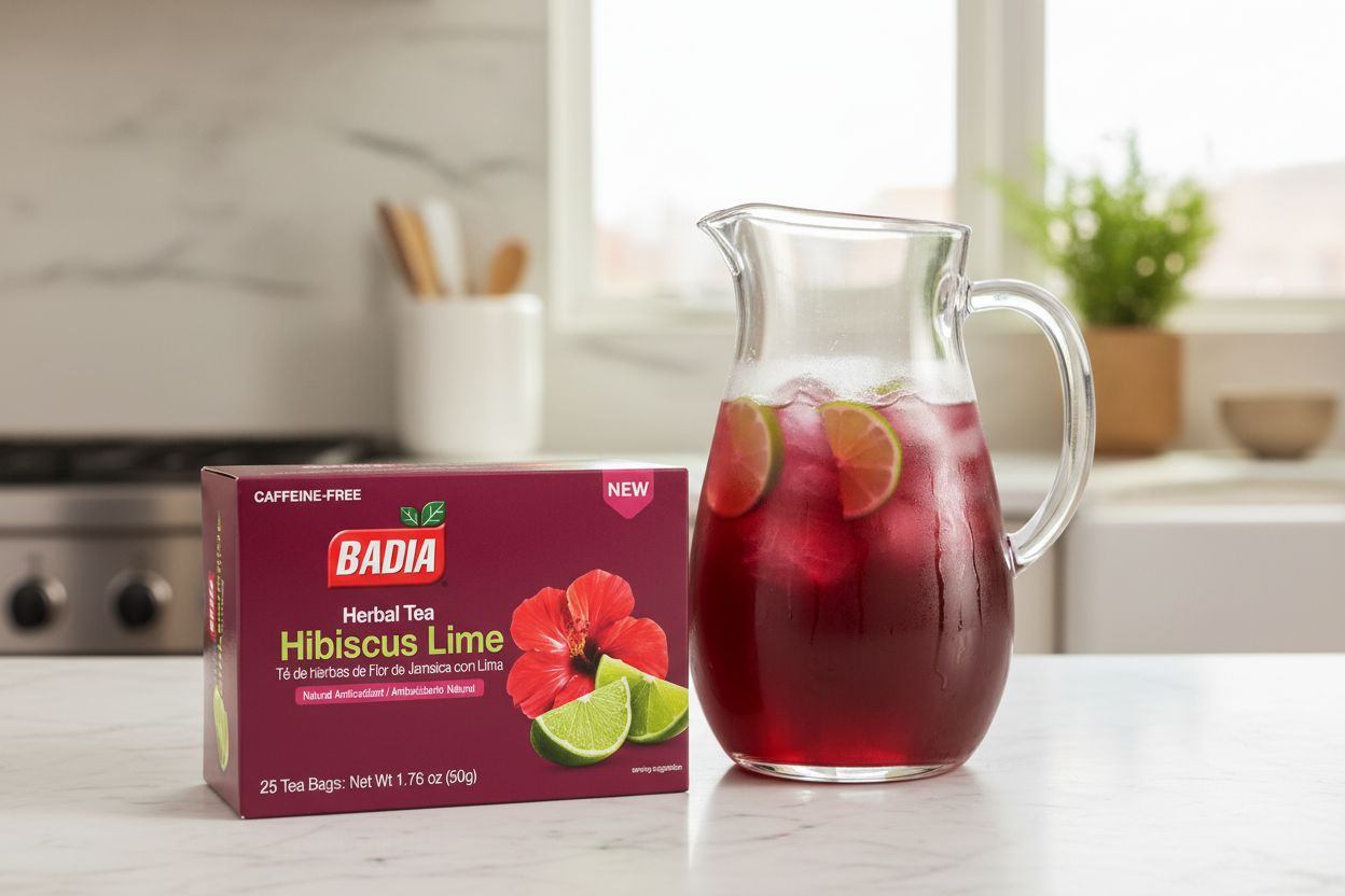 25 Bags Hibiscus Lime Hermal Tea (10/cs)