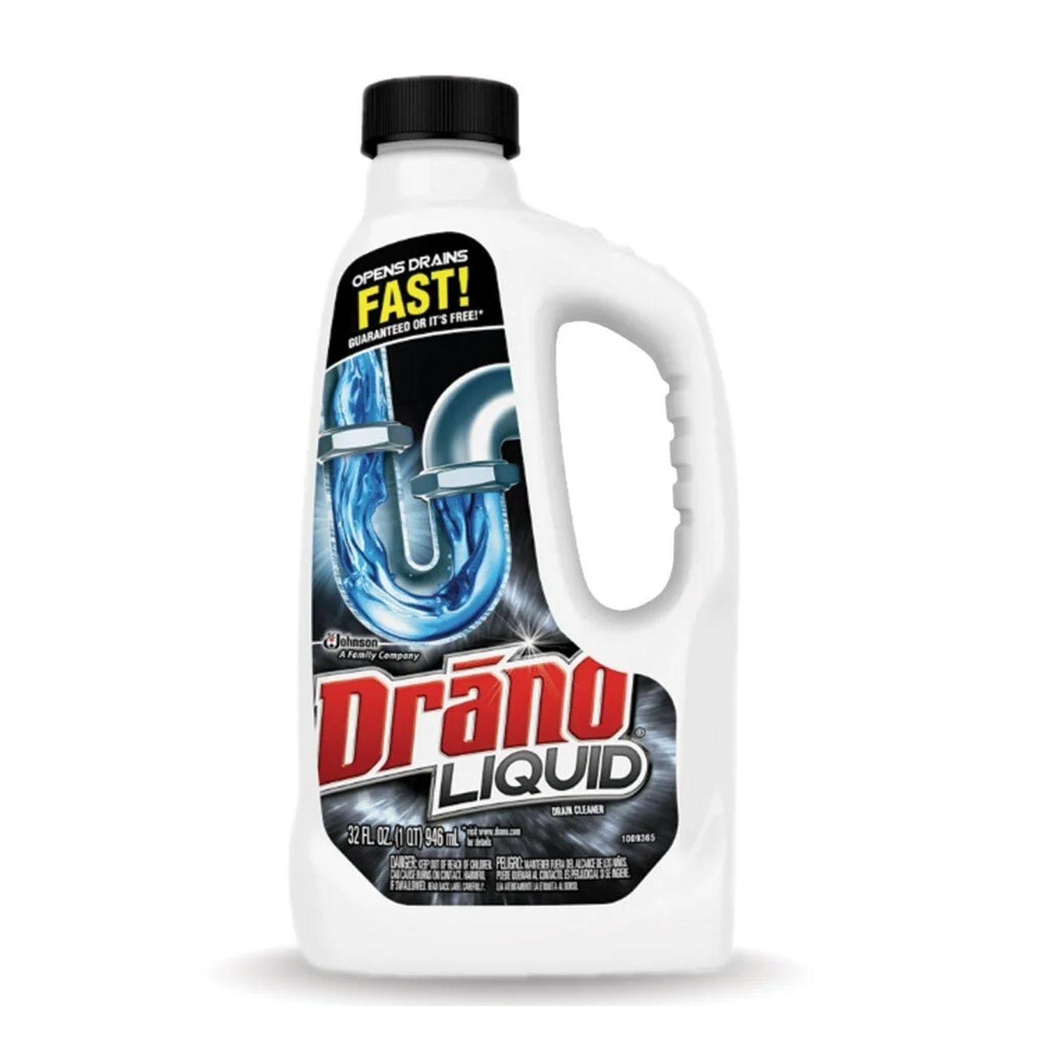 30. 4oz Drano Liquid Regular (12/cs) - Envase Blanco