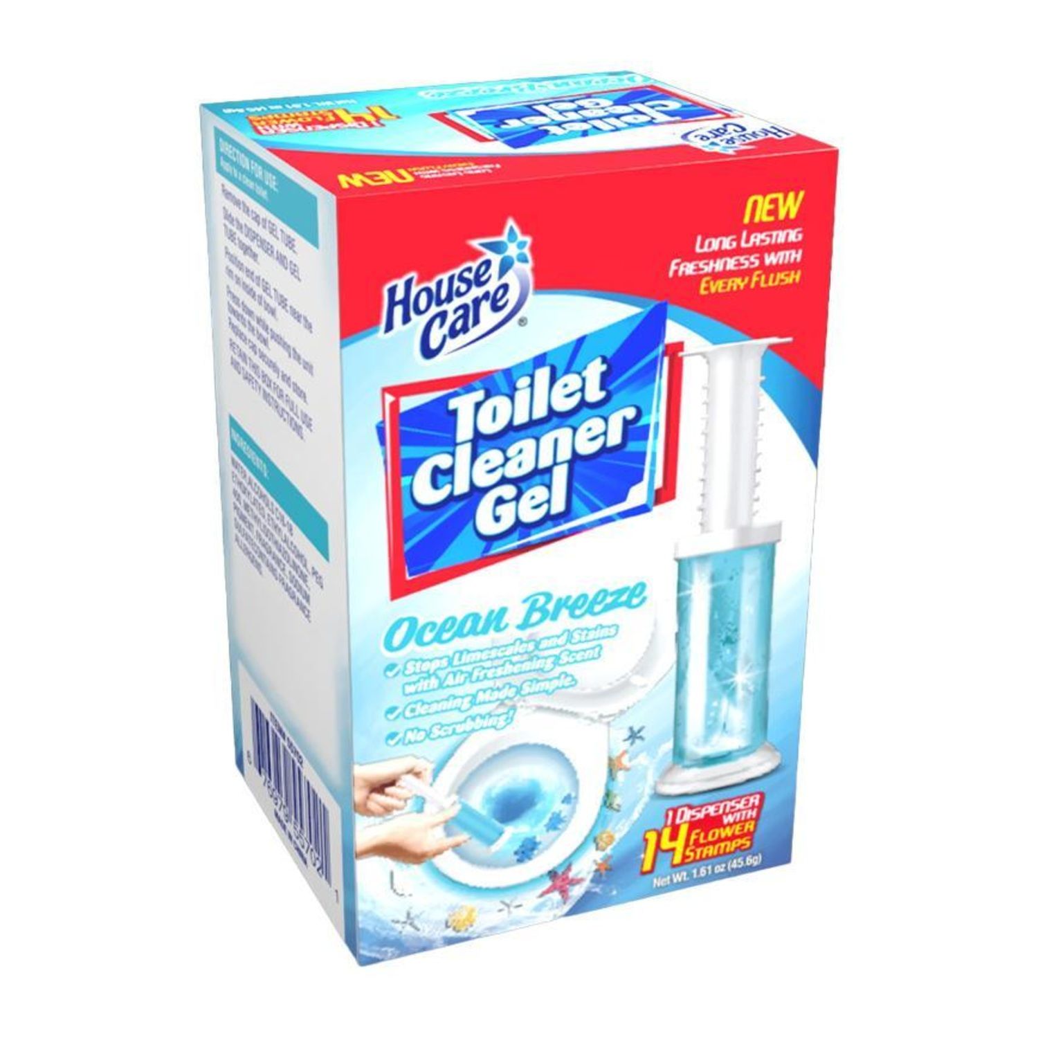 1.61Oz Toilet Cleanng Gel Ocean Breez {55702} (24/cs)