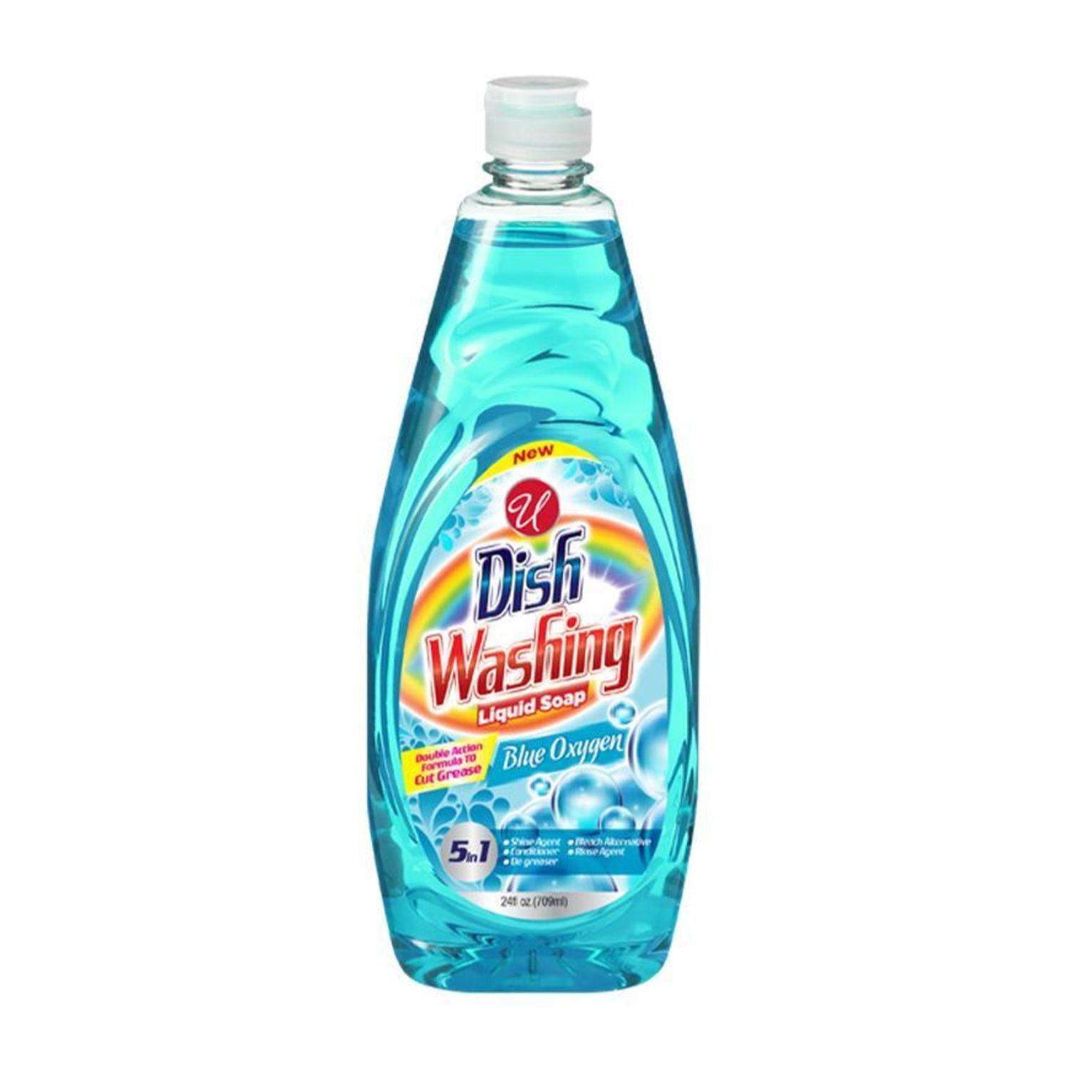24Oz Dish Liquid Blue Oxygen Act {10006} (12/cs)