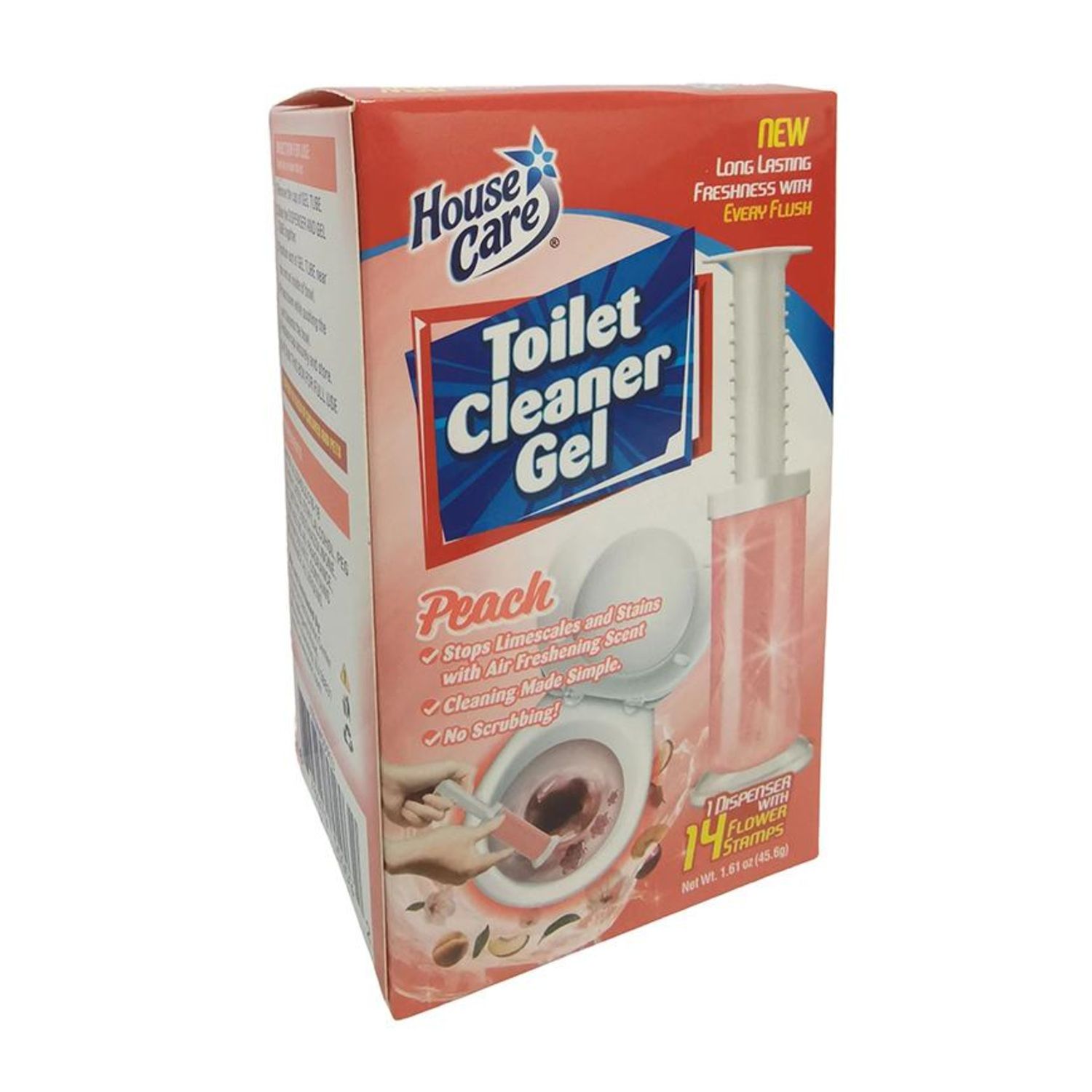 1.61Oz Toilet Cleaning Gel Peach {55903} (24/cs)