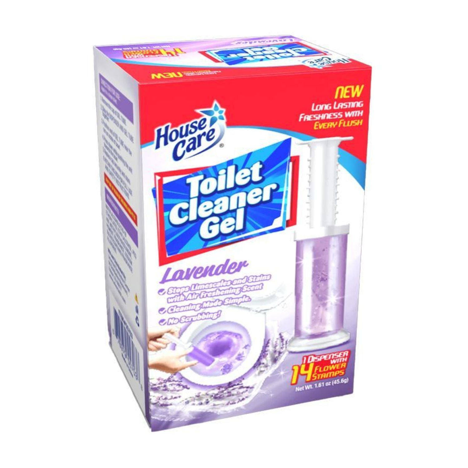 1.61Oz Toilet Cleaning Gel- Lavender {55703} (24/cs)