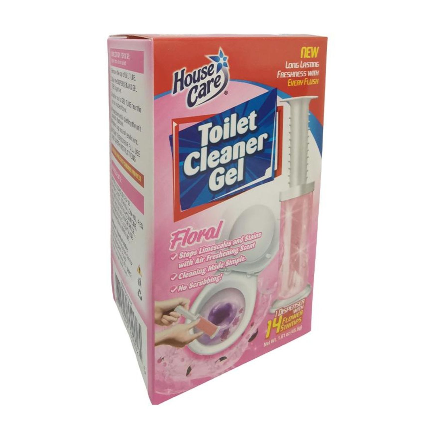 1.61Oz Toilet Cleaning Gel Floral {55902} (24/cs)
