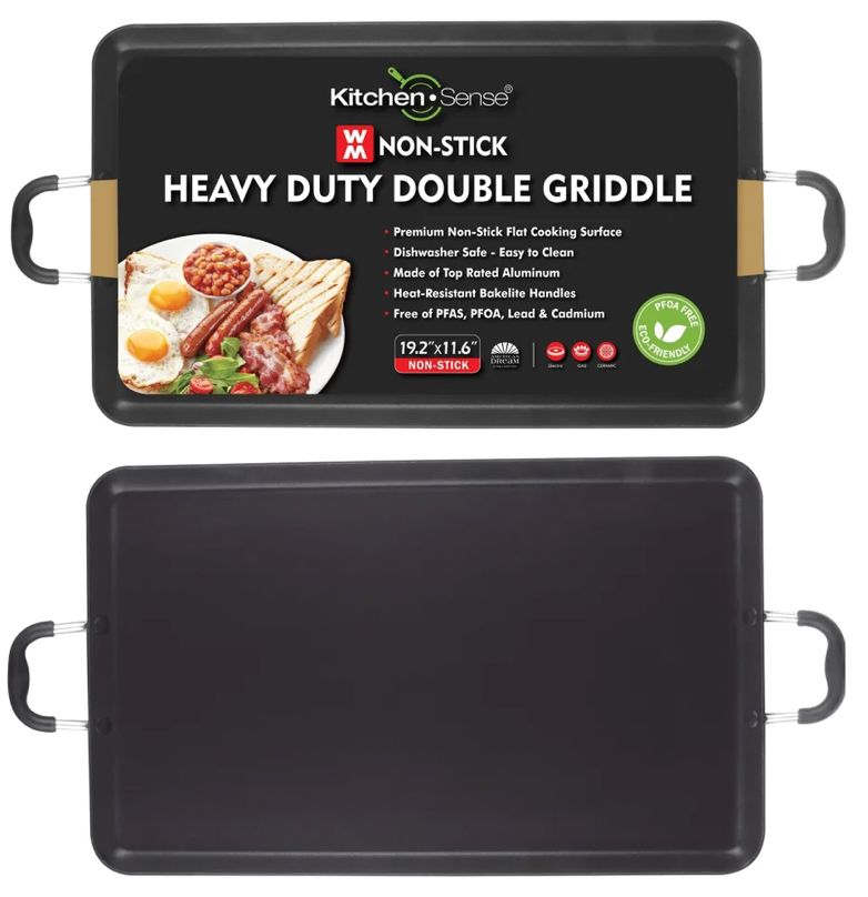 19.2x11.6 Heavy Duty Double Griddle (6/cs)