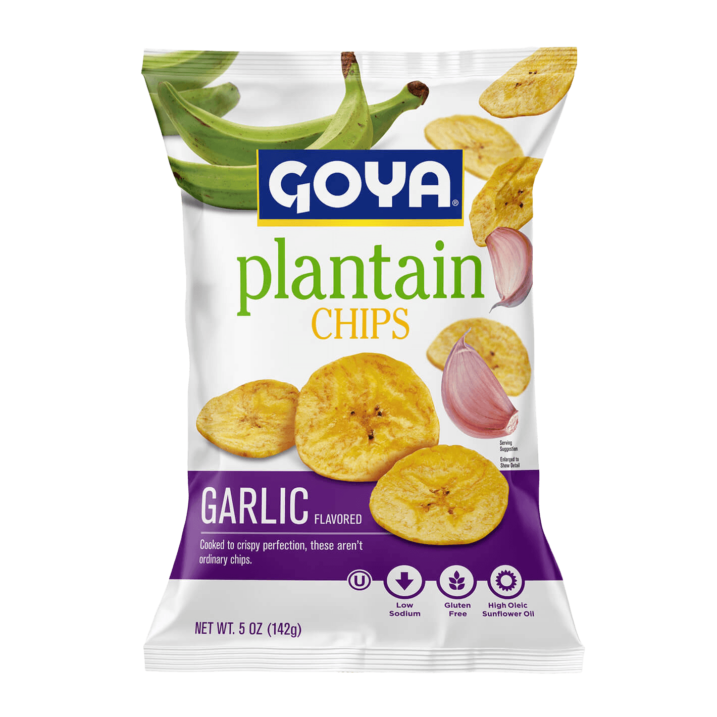 Goya Plantain Garlic Chips 5oz (12/cs)