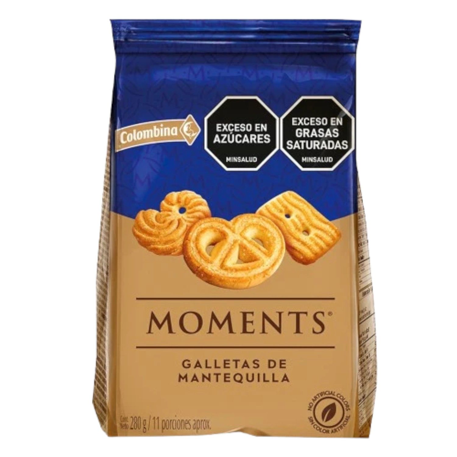 Moments Butter Cookies Blue Bag (12/cs)