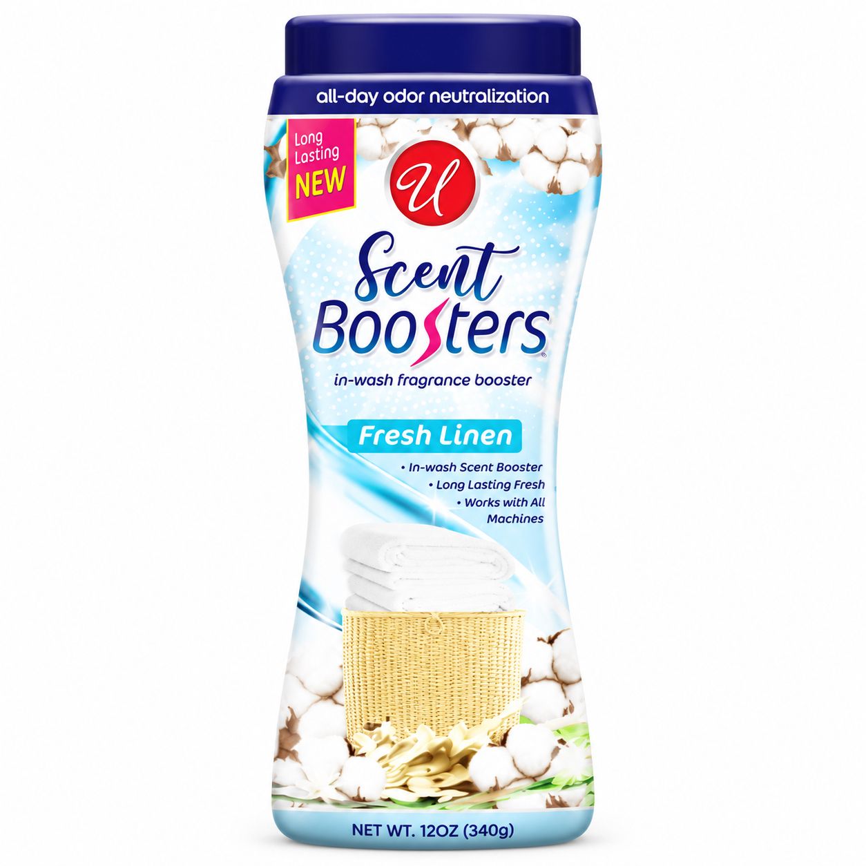12oz In Wash Scentbooster Fresh Linen {85939} (12/cs)