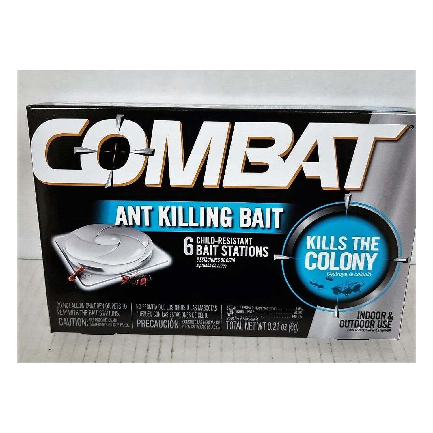 6ct Combat Bait Ant Killing Stations (12/cs)
