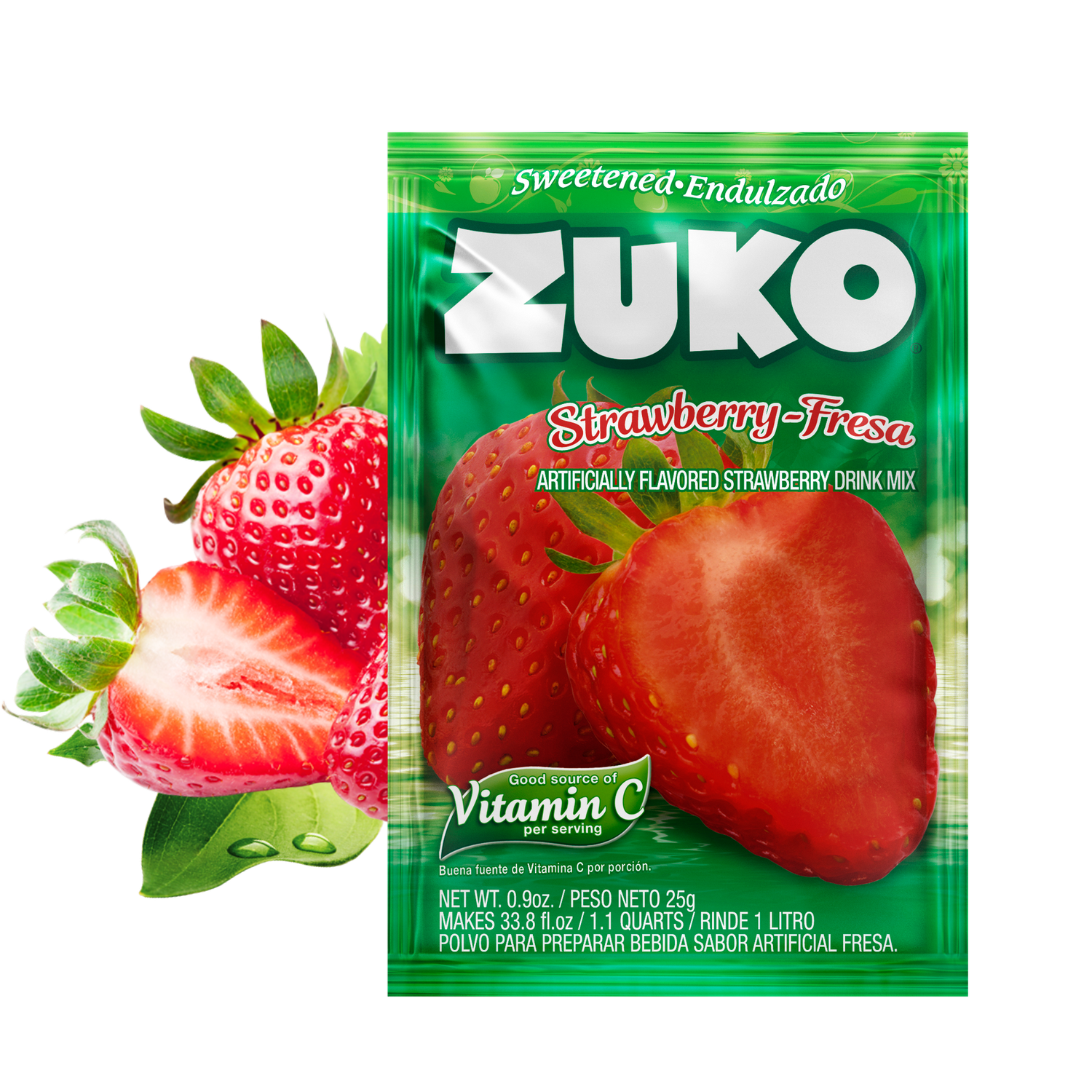 Zuko Strawberry ind Pack 0.9oz (96/cs)