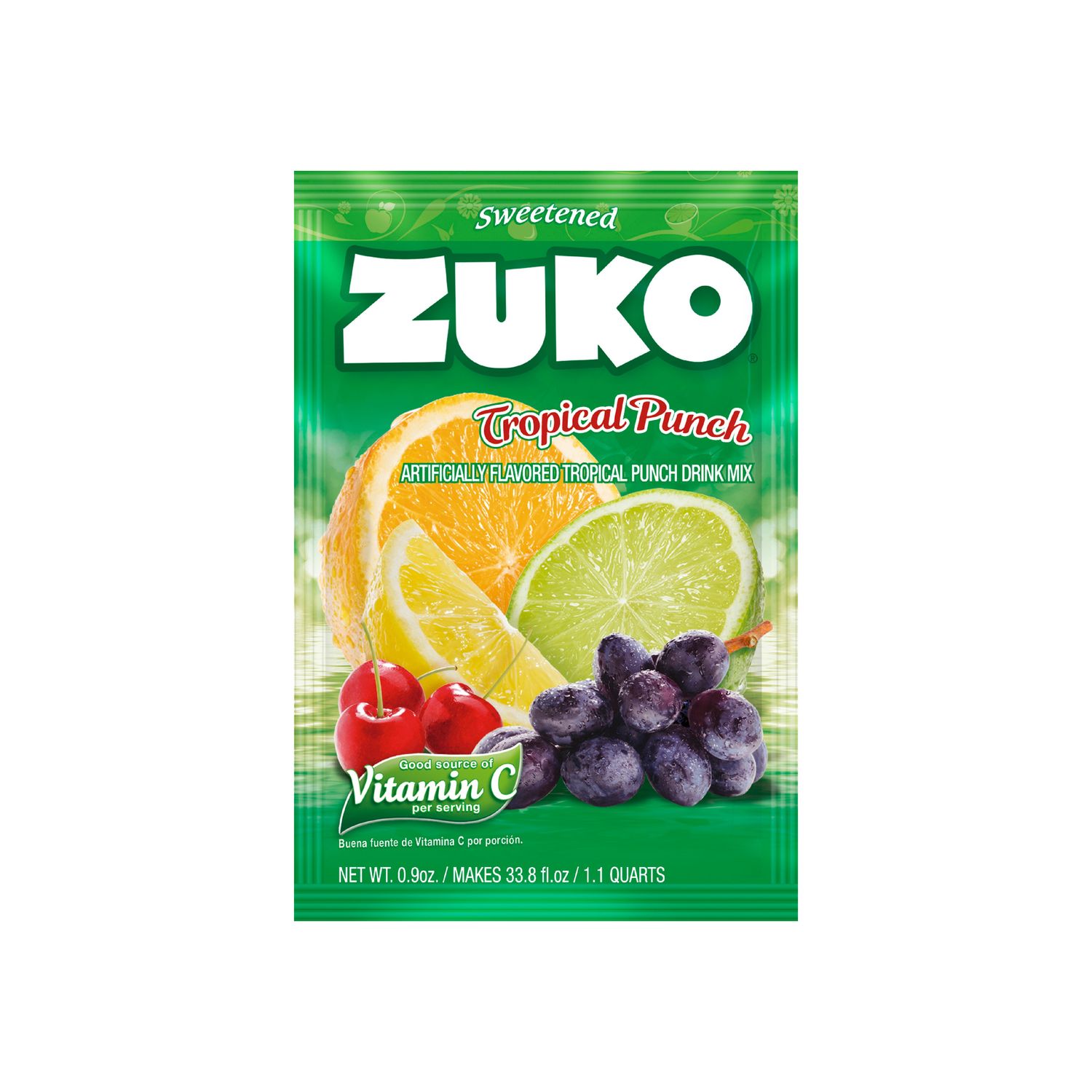 Zuko Tropical Punch ind Pack 0.9oz (96/cs)