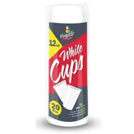 12Oz, 20Ct White Cups In Bag (48/cs)
