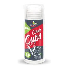 16oz 16ct Clear Cups In Bag (48/cs)