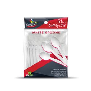 51ct. PS White Spoon Cutlery (48/cs)