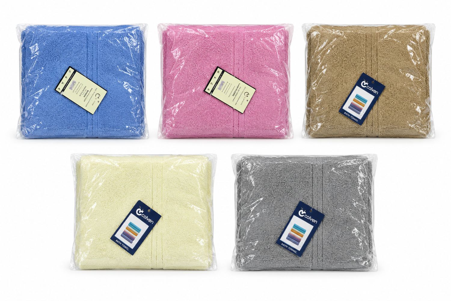 Towel 66 x 132 cm Assorted Colors / Toalla de Baño {F1TOWBOA2652SOL}